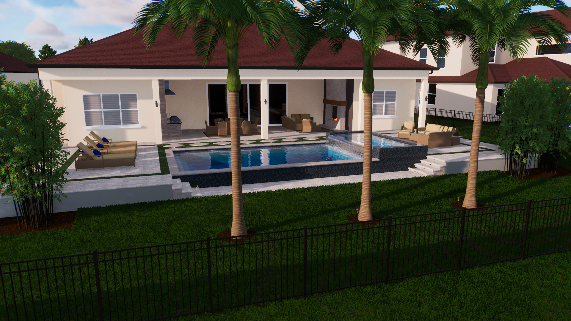 luxury pool design